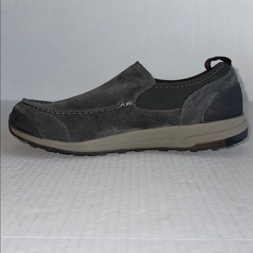 Olukai Gray Hama Kele Slip On Loafers